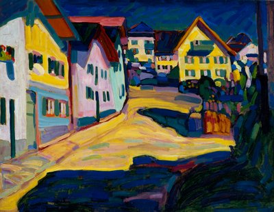 Murnau, Burggrabenstrasse by Wassily Kandinsky